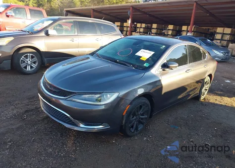 2017 Chrysler 200 Limited Platinum z USA, uszkodzony, nr VIN 1C3CCCAB3HN500758